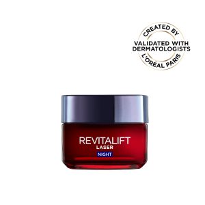 L'Oréal Paris Revitalift Laser x3 Anti-Aging Moisturizing Night Cream, against Wrinkles and Signs of Aging, with Pro-Retinol
