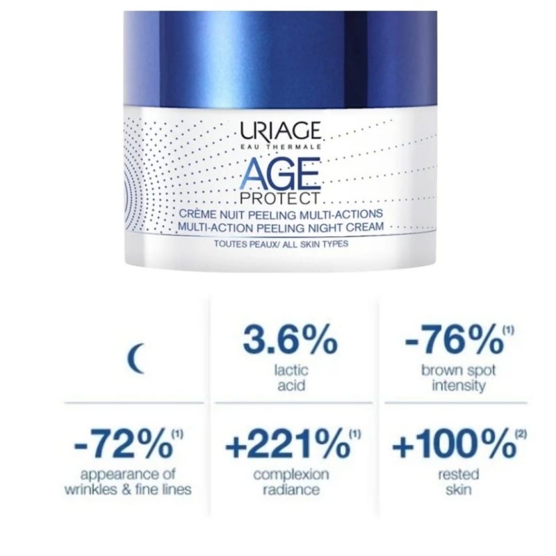 Uriage Age Protect Multi-Action Peeling Night Cream All Skin Types