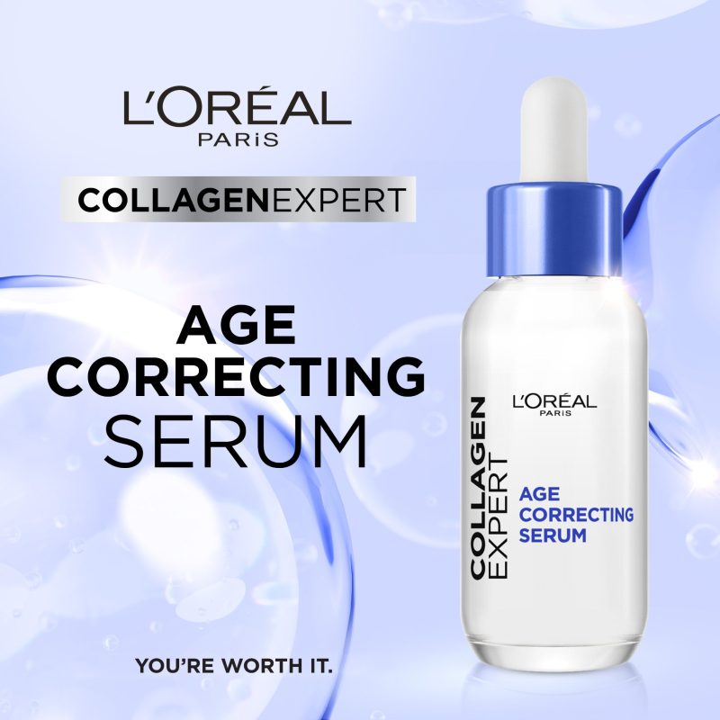 2-CollagenSerum.jpg L'Oréal Paris Collagen Expert Age-Correcting Serum with Glycerin & Collagen Peptide Fractions