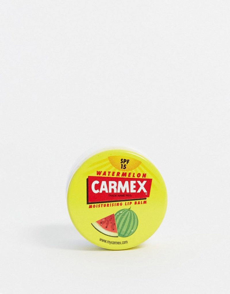 Carmex Watermelon Lip Balm Pot-Clear