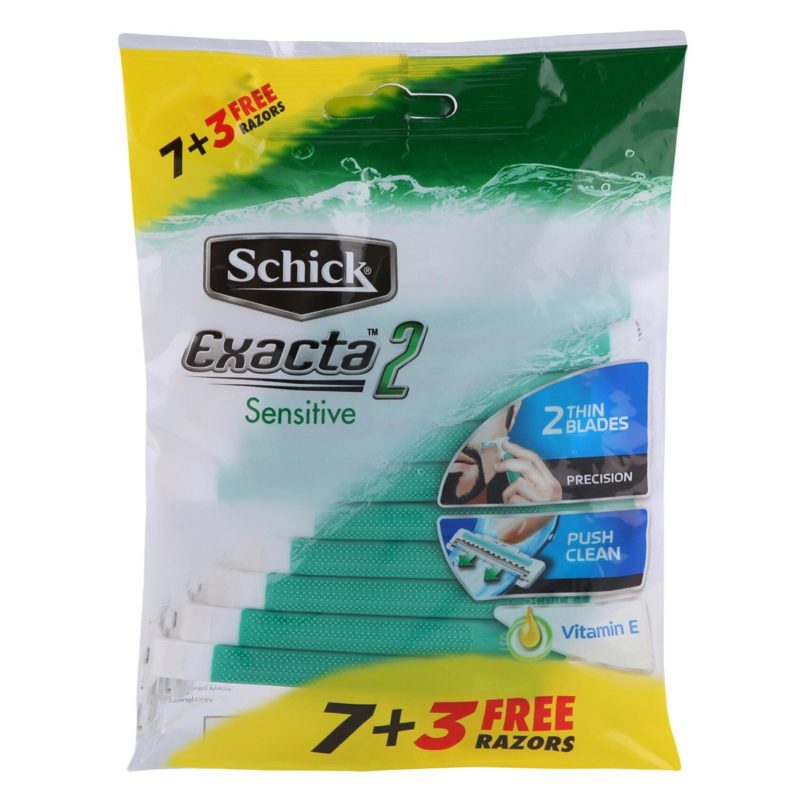 253944_main.jpg SCHICK EXACTA 2 SENSITIVE 10 PCS