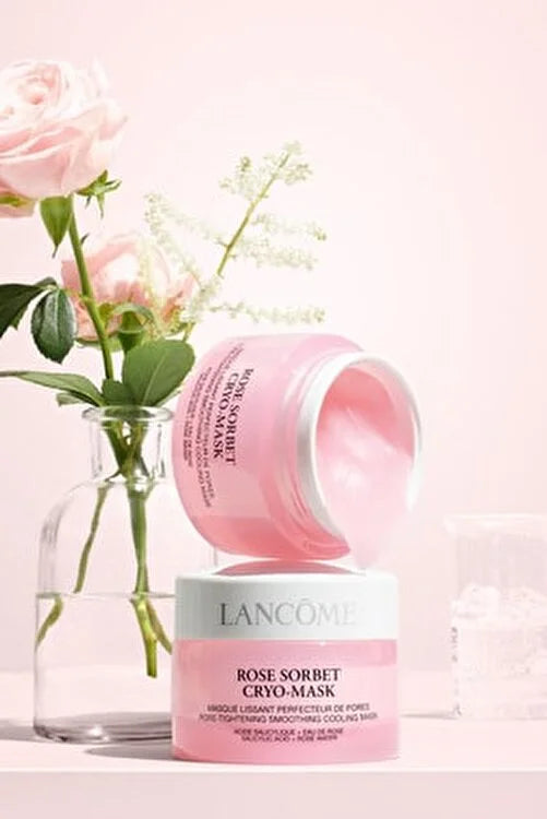 2_org_f5398fd6-5d32-4de4-accb-dfda36b5f4b2.jpg Lancôme Rose Sorbet Cryo-Mask - Pore Tightening Smoothing Cooling Face Mask with Salicylic Acid & Rose Water