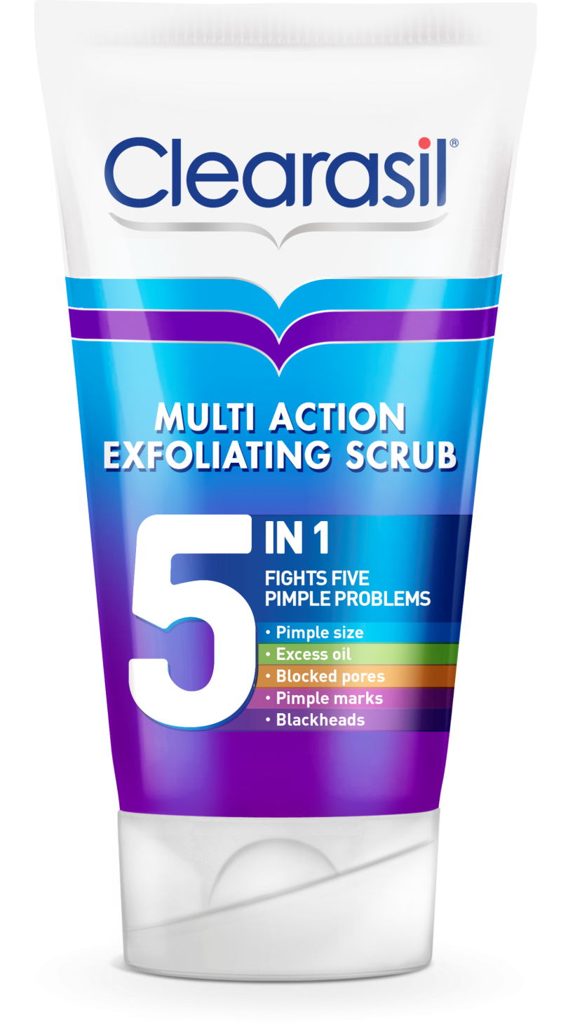 3038776.png Clearasil Multi Action Exfoliating Scrub 5 In 150ml