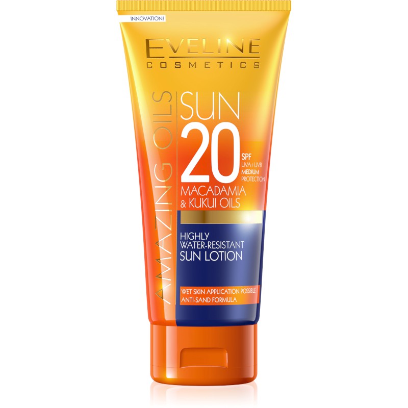 309815600-1.jpg Eveline Cosmetics Sun Amazing Oils Water-Resistant Sun Lotion