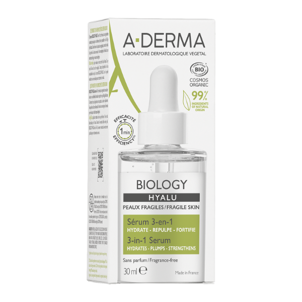 Aderma Biology Hyalu 3 in 1 Serum with Hyaluronic Acid