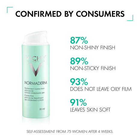 Vichy Normaderm Anti-blemish Corrective Care Cream for Oily/Acne Skin with Salicylic Acid