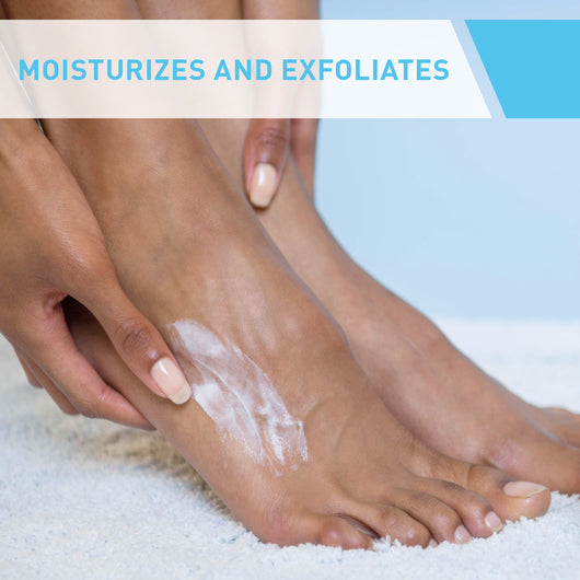 CeraVe SA Renewing Foot Cream for Dry, Rough, and Cracked feet with Hyaluronic Acid
