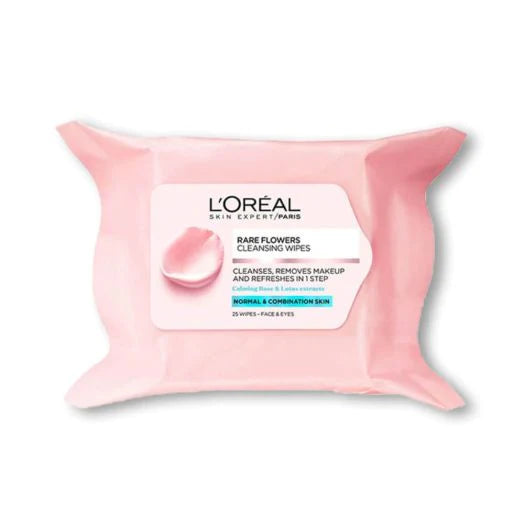 3600523529292_9c542218-b209-4c13-afb1-d6fad2a85a8d.jpg L'Oréal Paris Rare Flowers Cleansing Wipes