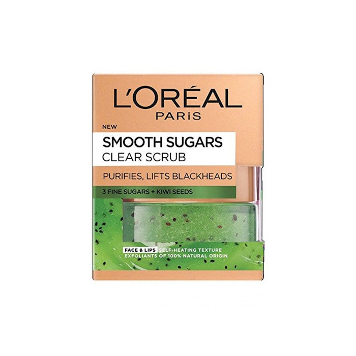 3600523542178-1.jpg L'Oréal Paris Smooth Sugar Clearing Scrub By Kiwi Seeds 50 ML