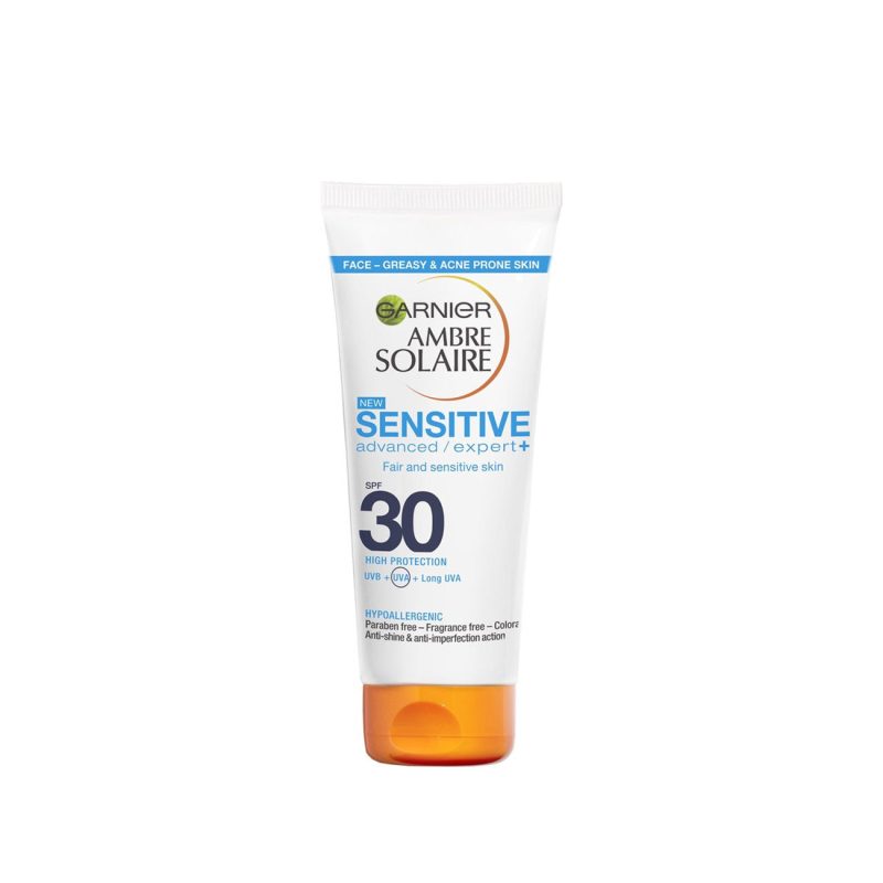 Garnier Ambre Solaire Sensitive Anti Imperfection Face Sun Cream SPF30