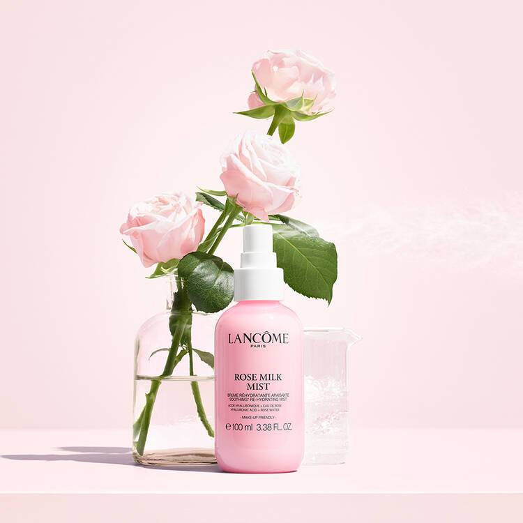 Lancôme Rose Milk Mist - Soothing Re-Hydrating Mist with Hyaluronic Acid + Rose Water