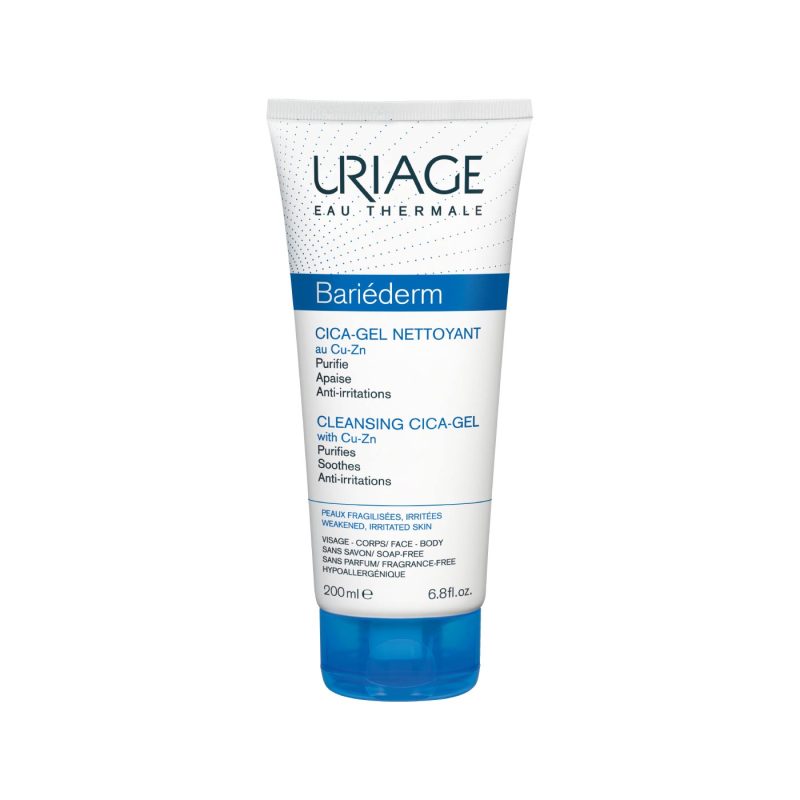 3661434005466.jpg Uriage Bariéderm Cleansing Cica-Gel with Cu-Zn Weakened Irritated Skin