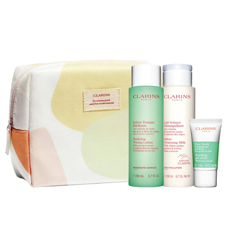 Clarins Premium Cleansing Bag for Oily Skin