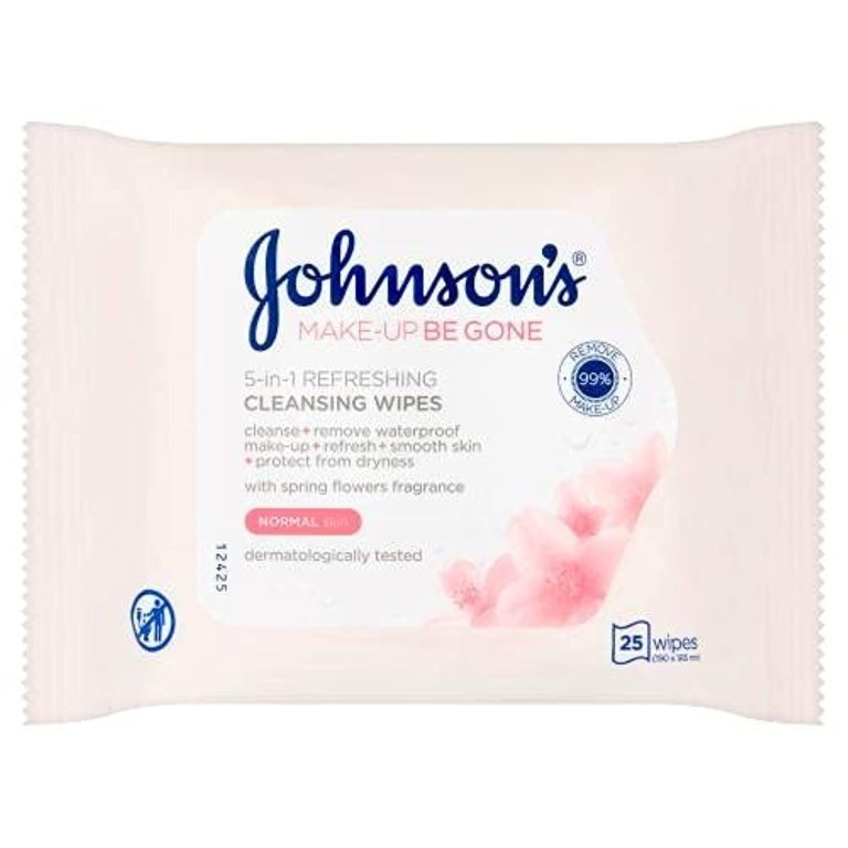 513y43iwA5L.jpg Johnson's Facial Wipes x25