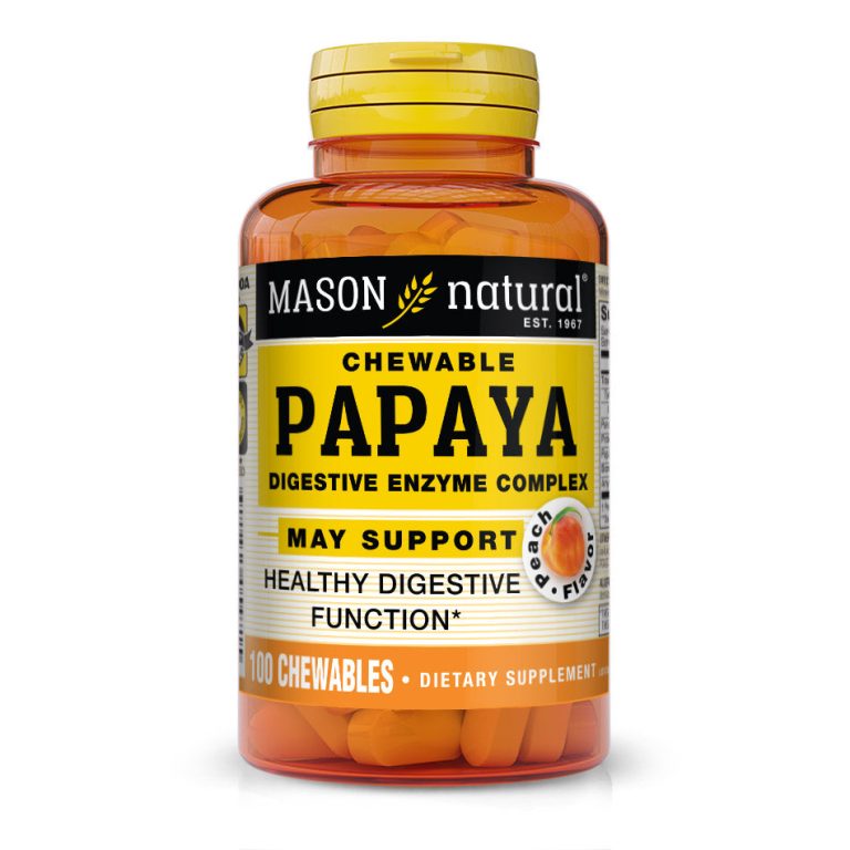 Mason Natural Papaya Digestive Enzyme Complex Chewable