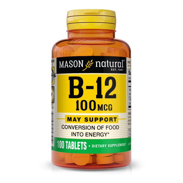 Mason Natural Vitamin B12 100 mcg