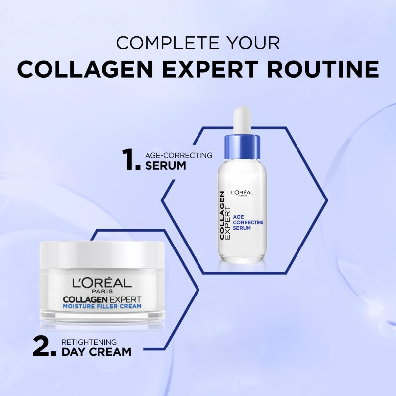 6-CollagenSerum.jpg L'Oréal Paris Collagen Expert Age-Correcting Serum with Glycerin & Collagen Peptide Fractions