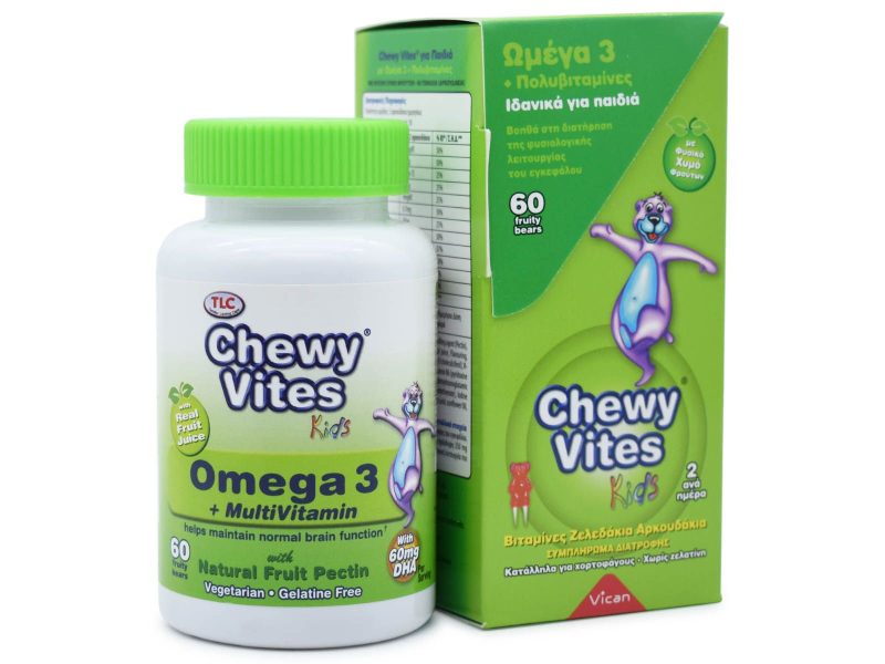 6009702811307_1.jpg TLC Chewy Vites Kids Omega 3 Multivitamin 60 Bear