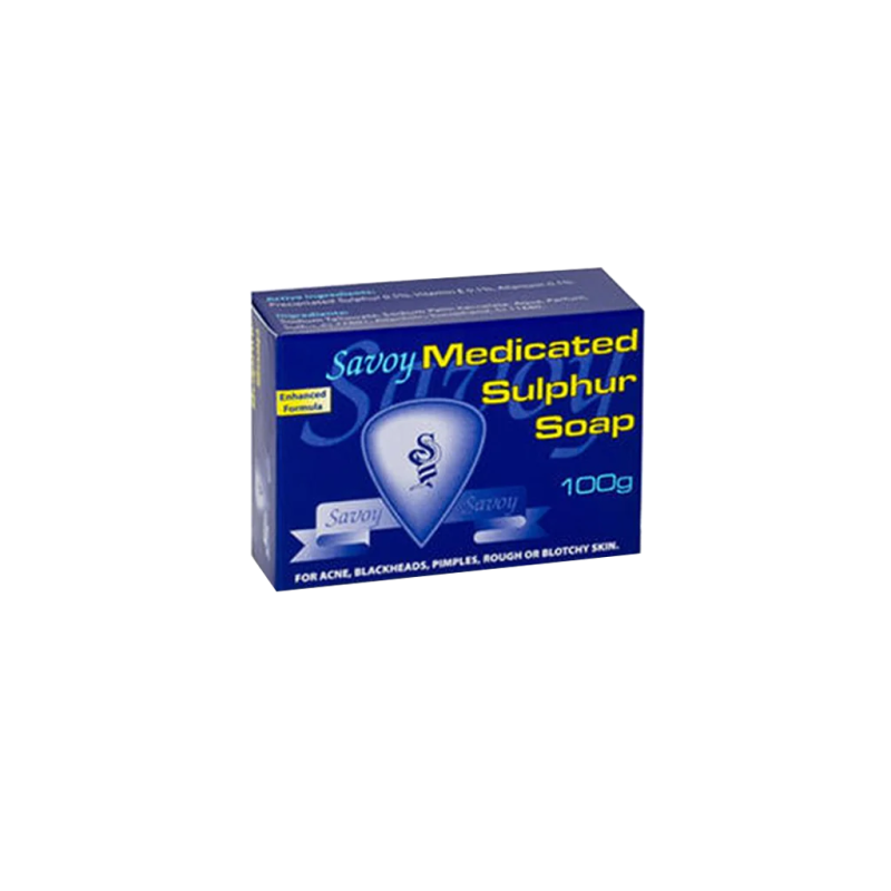 Savoy Medicated Sulphur Soap 100g
