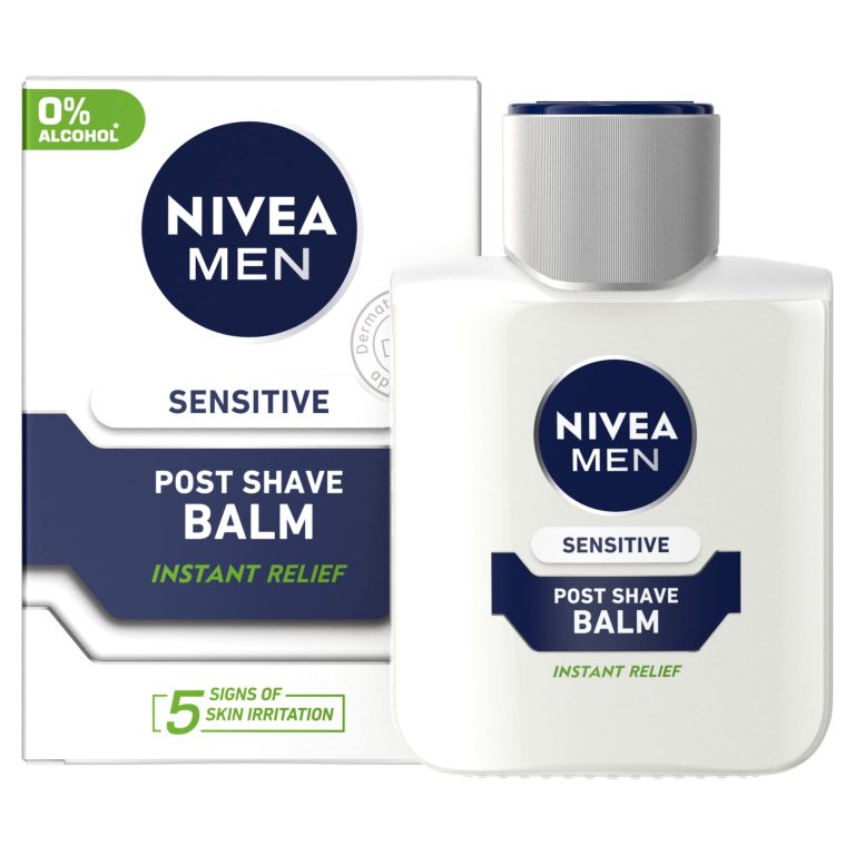 71Z1SbwBqYL.jpg Nivea MEN Sensitive 0% Alcohol Post Shave Balm 100ml