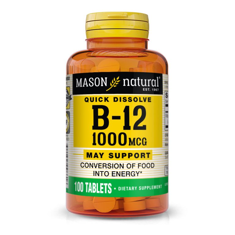 Mason Natural Vitamin B12 1000 mcg “Quick Dissolve”