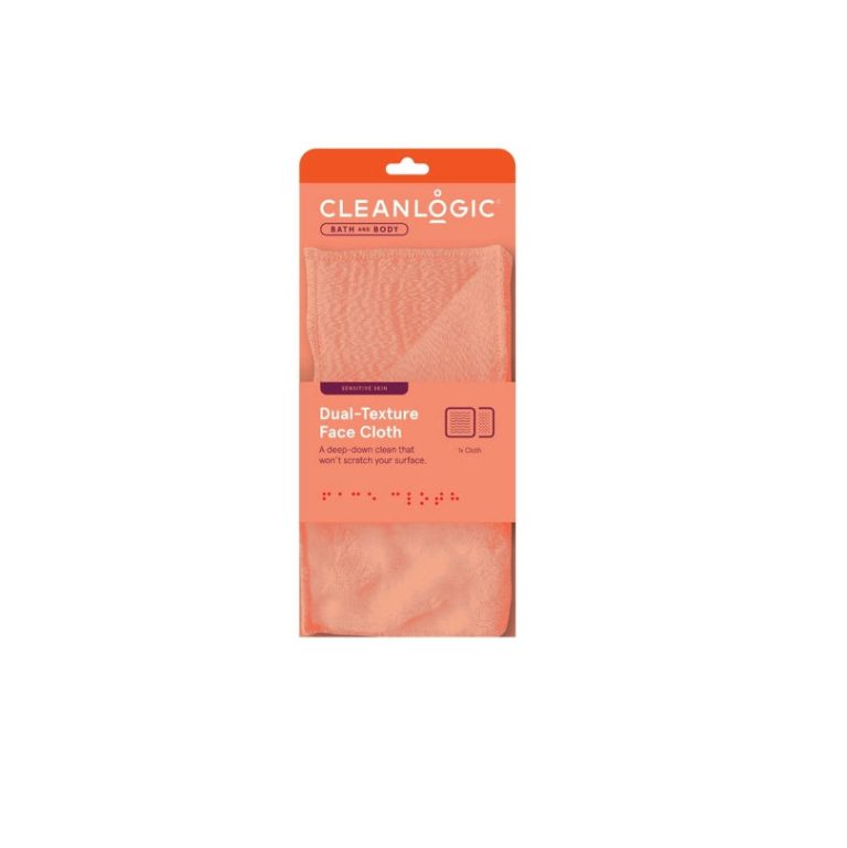BathandBodyDualTextureFaceCloth-svg.jpg Cleanlogic Bath and Body Dual Texture Face Cloth