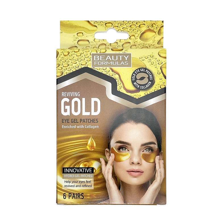 BeautyFormulasGoldHydro-GelUnderEyePatches.png Beauty Formulas Gold Hydro-Gel Under Eye Patches