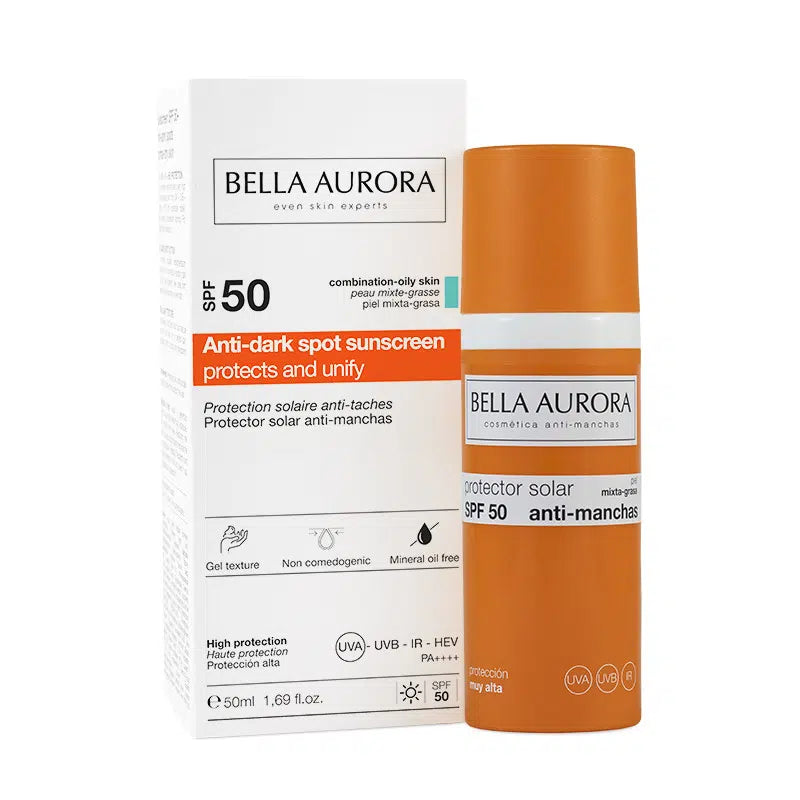 Bella-Aurora-Gel-Sunscreen-Anti-dark-Spot-SPF-50-Mixed-skin-_jpeg.jpg Bella Aurora SPF+ Anti-Dark Spot Oily Skin 50 ml