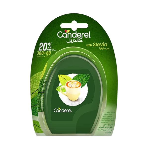 Canderel Stevia 300 + 60 Free Tabs