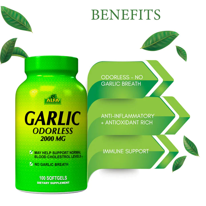 Alfa Vitamins Garlic Odorless