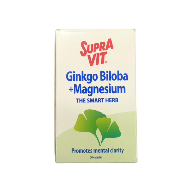 MOISTURIZINGCREAM5ml_53.png Supra Vit Ginkgo + Magnesium x30 capsules