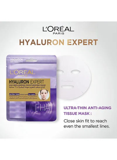N38849091A_13.jpg L'Oréal Paris Hyaluron Expert 24H Replumping Moisturizing Tissue Mask