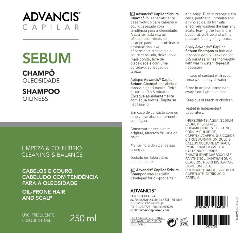 Sebum-champo_planif.jpg Advancis Capilar Sebum Shampoo 250 ml