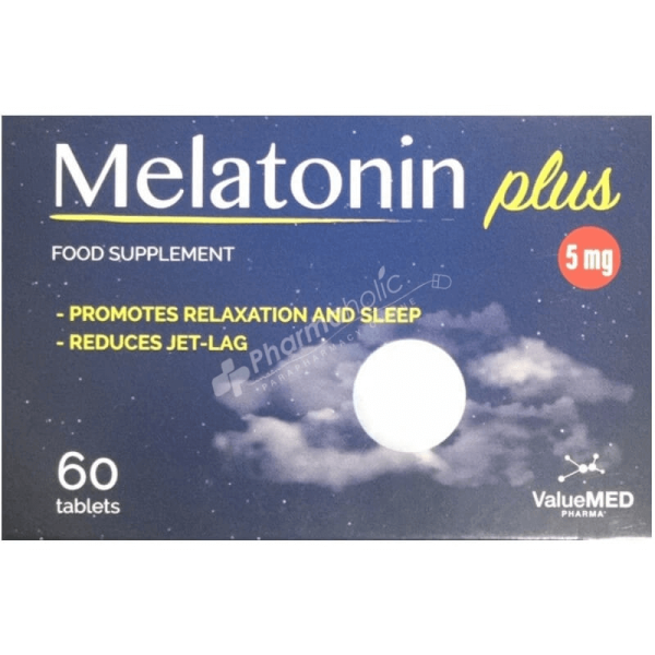 Value Med Melatonin Plus 5mg 60 Tab