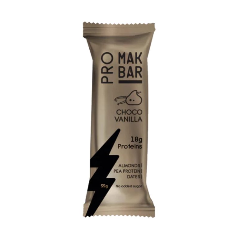 MAK BAR Pro Protein Bar Vanilla Choco Chip Flavor 55g