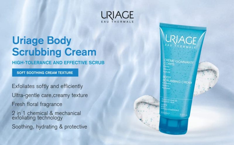 Uriage Body Scrubbing Cream Sensitive Skin