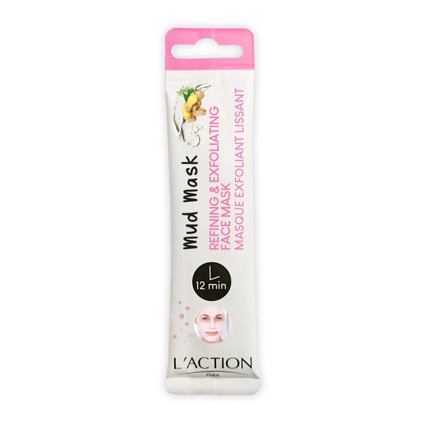 ca0e889ec6d398beb066c63424f1a9d9a1d43dd5_4d1bc8a8-2758-400f-847a-front.jpg L'Action Paris Mud Mask Refining & Exfoliating Face Mask