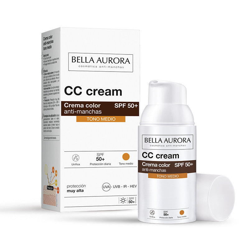 Bella Aurora Crema Color Spf50 + Medium Tone