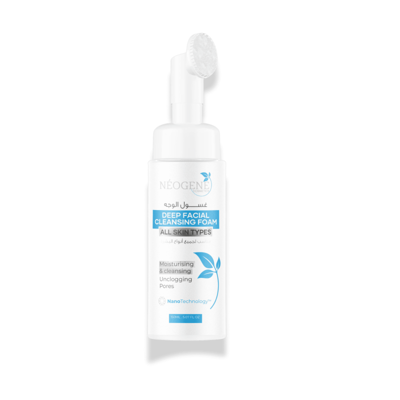 deep-facial-cleansing-foam.png Neogene Deep Facial Cleansing Foam With Brush
