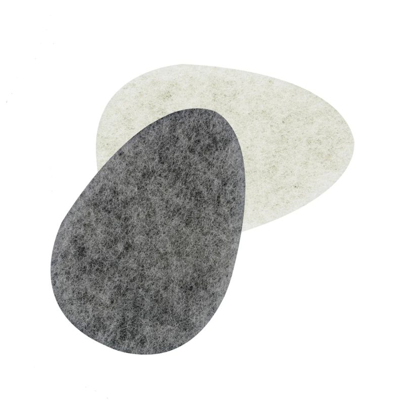 Ecotools Infused Facial Sponges Rose Petal + Bamboo Charcoal 2 Sponges