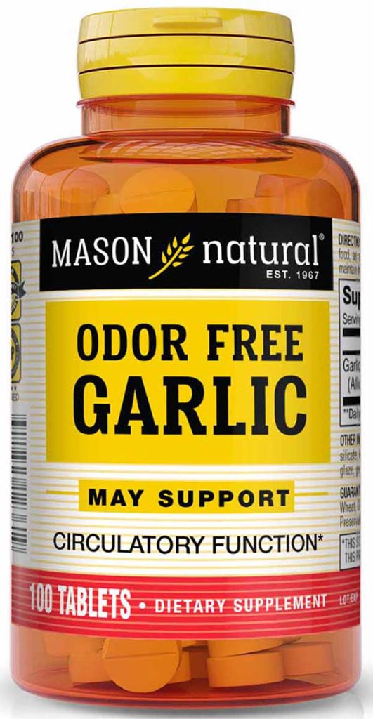 Mason Natural Odor Free Garlic