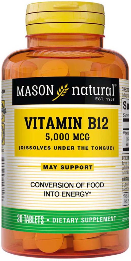 Mason Natural Vitamin B12 5000 mcg