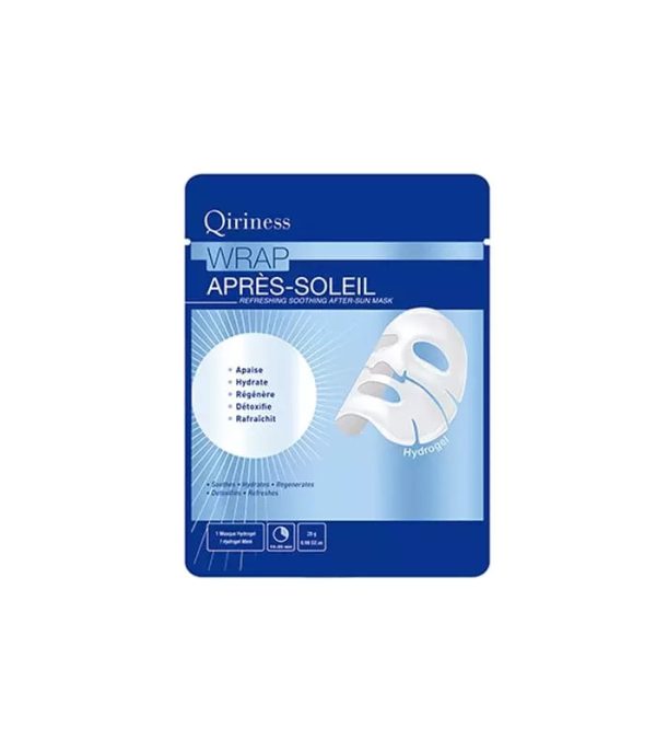 Qiriness WRAP APRÈS-SOLEIL Masque Après-Soleil Apaisant Rafraîchissant